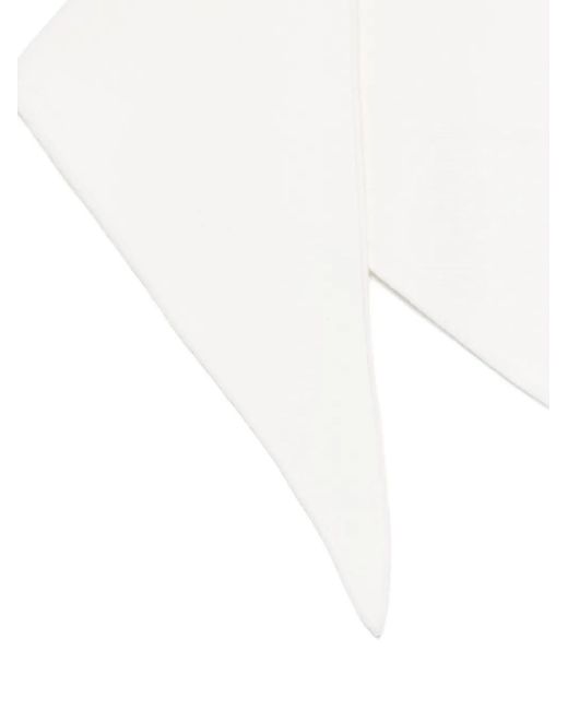 Totême  White Triangle Scarf