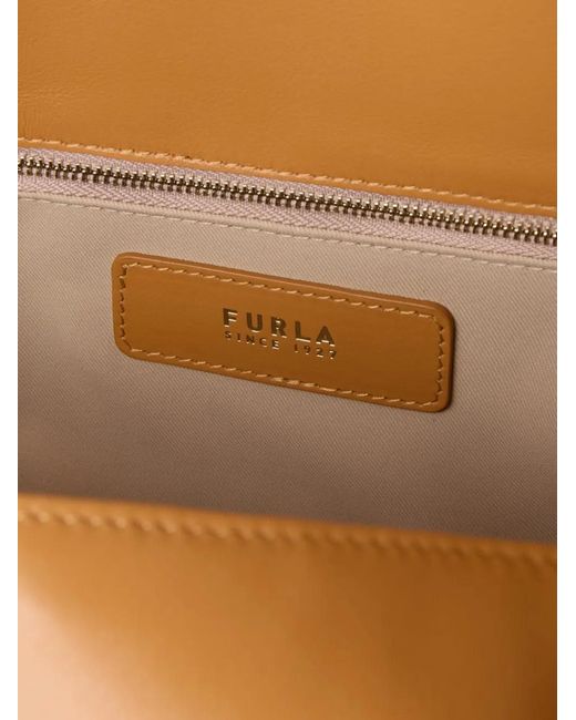 Furla White Ginevra L – Shoulder Bag