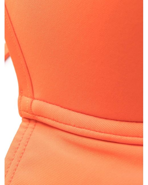 EA7 Orange Bikini À Logo Imprimé