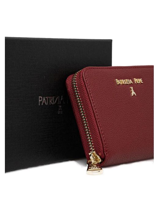 Patrizia Pepe Red Medium Essential Wallet