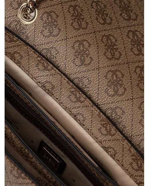 Guess Brown Sac À Bandoulière À Plaque Logo