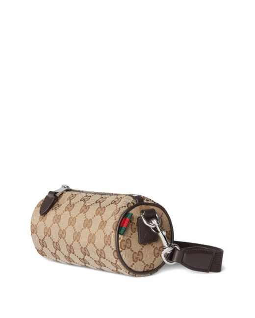 Gucci メンズ ナチュラル Ggキャンバス ウェブ ショルダーバッグ 