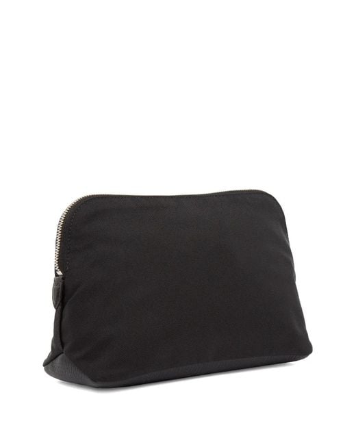 Smythson Black Norton Travel Pouch