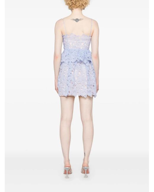 Self-Portrait Blue Dresses