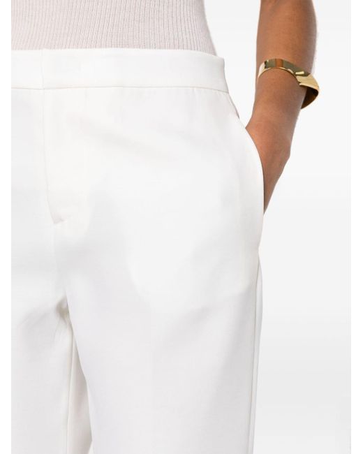 Pantalones slim de vestir Fabiana Filippi de color White