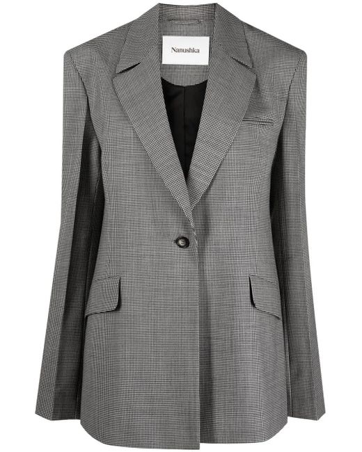 Blazer oversize Nanushka de color Gray