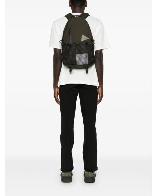 And Wander Black Waterproof 20L Backpack for men
