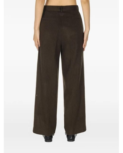 Auralee Blue Belt-Loop Trousers