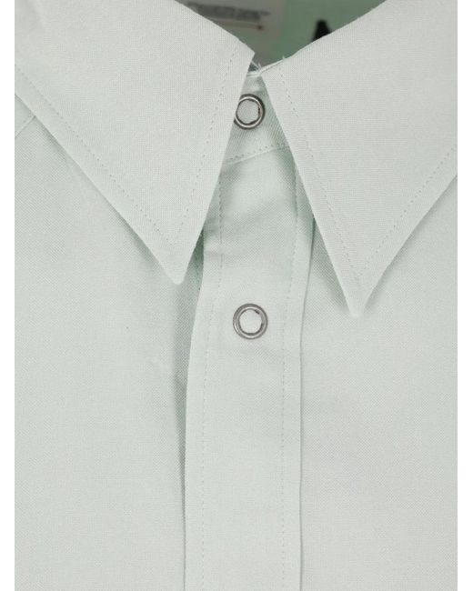 Visvim Gray Chemise À Logo Brodé for men
