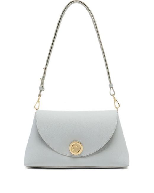 Coccinelle Nikla レザーショルダーバッグ M White