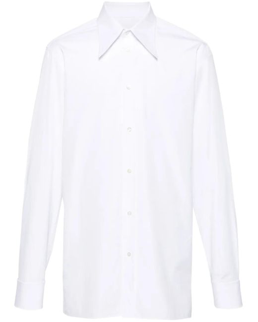 Maison Margiela Hemd Mit Ziernähten in White für Herren
