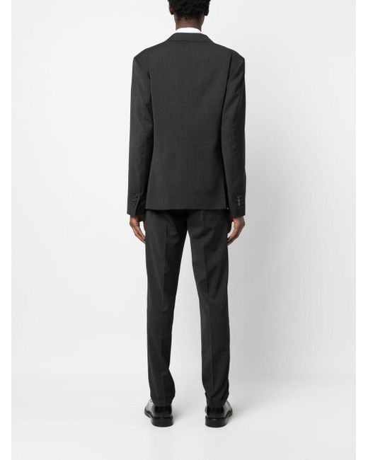 Pinstripe-pattern three-piece suit di DSquared² in Black da Uomo