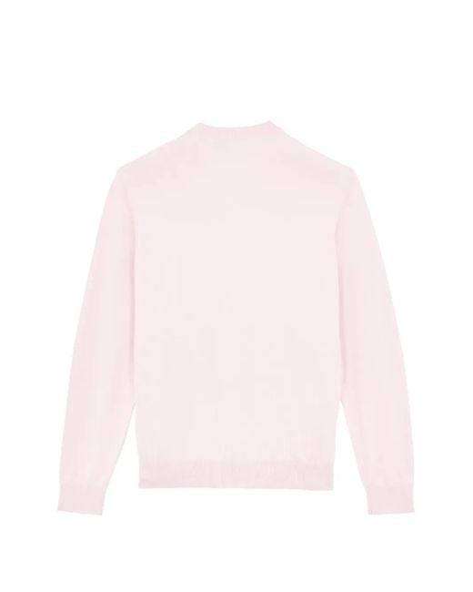 Vilebrequin Pink Jacquard Turtle Crew-Neck Sweater for men