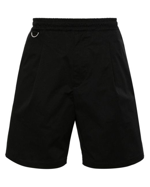 Low Brand Chino-Shorts mit Stretchbund in Black für Herren