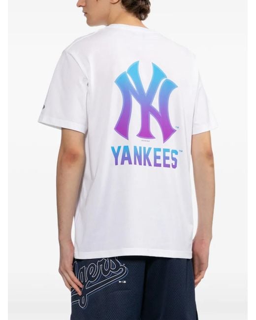 KTZ White Ny Yankees T-Shirt for men