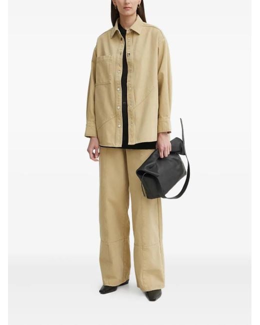 Aeron Natural Button-Fastening Patch-Pocket Shirt Jacket