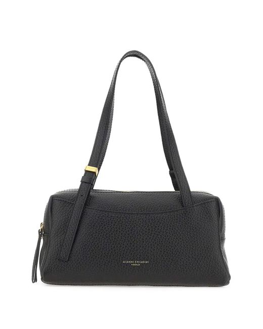 Gianni Chiarini Black Dea Leather Shoulder Bag