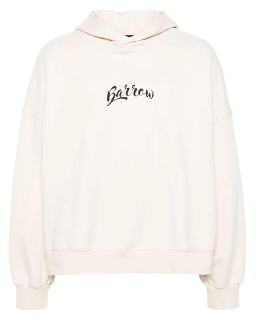 Barrow Natural Hoodie Mit Logo-Print