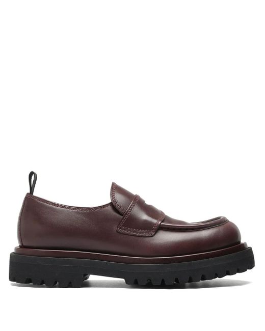 Officine Creative Wisal 001 レザーローファー Brown