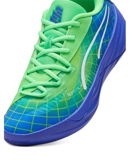 PUMA Blue All-Pro Nitro Marcus Smart Sneakers for men