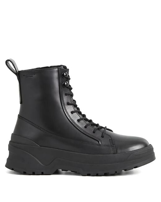 Vagabond Black Lace-Up Boots