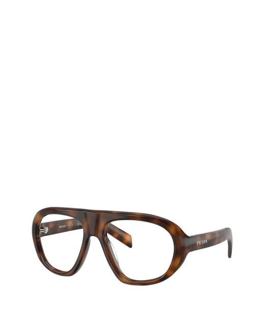 Prada Black Tortoise Geometric Frame Sunglasses