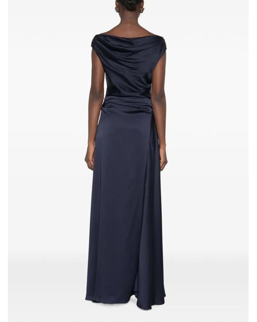 Jonathan Simkhai Blue Ruffled-Embellishment Maxi Dress