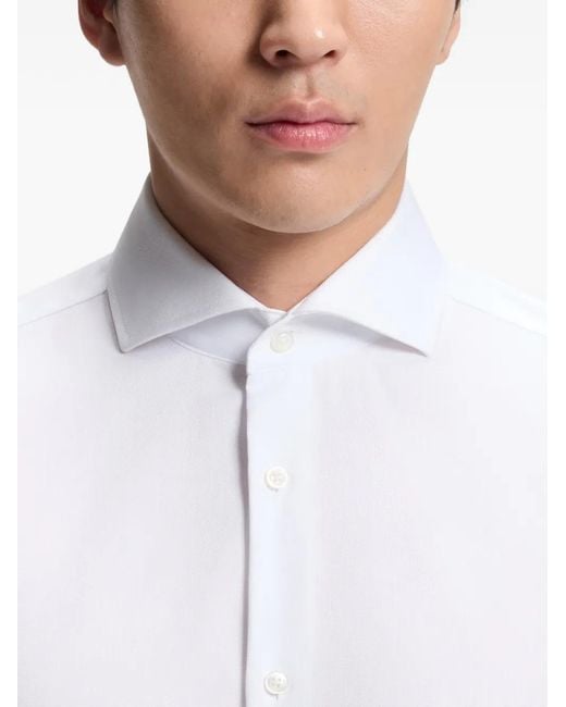 Boss White Long-Sleeves Shirt for men
