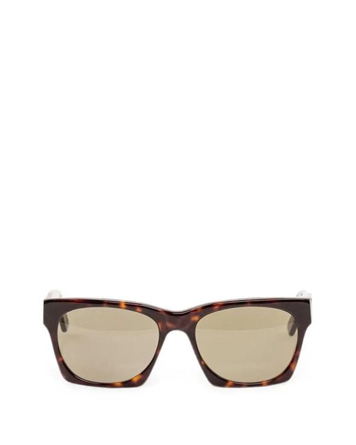 FACE HIDE Brown Numero Zero Square-Frame Sunglasses for men