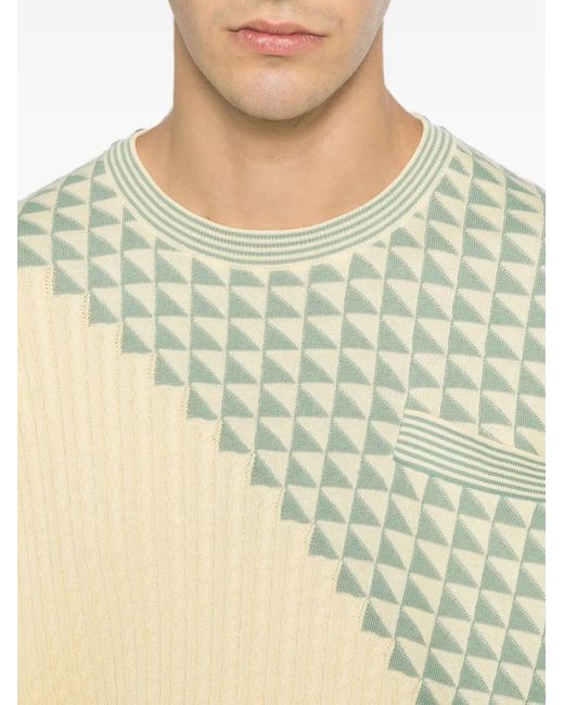 Versace Natural Pull En Maille Torsadée for men