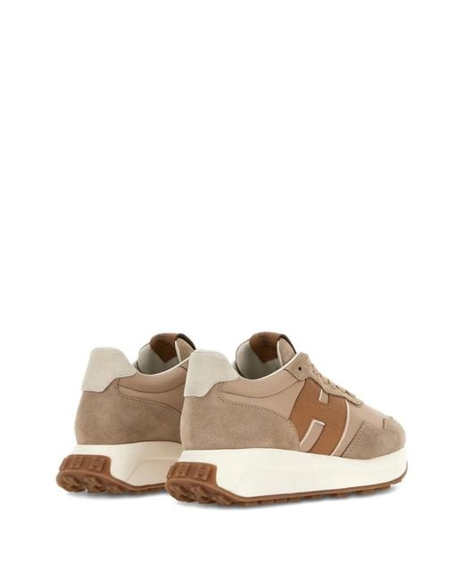 Hogan Natural H641 Leather Sneakers