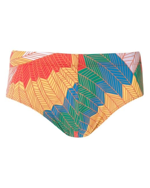 Amir Slama Multicolor Cocar Francês Print Trunks for men