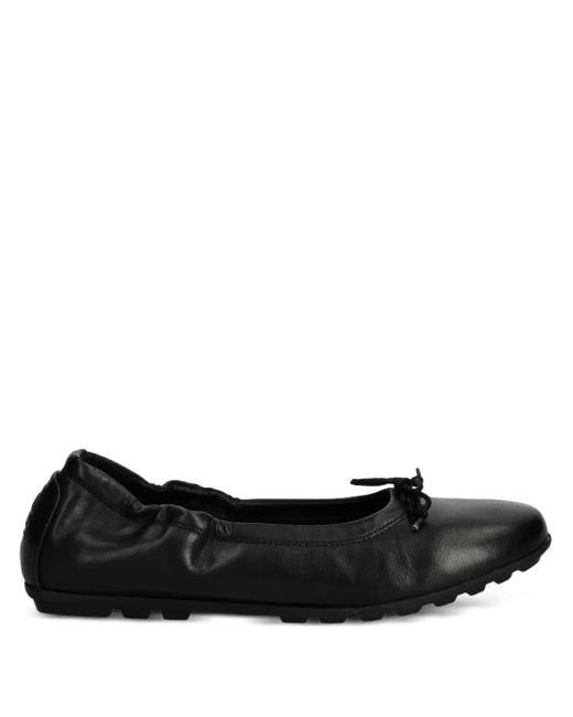 Marc O' Polo Black Bow-Detail Ballet Flats