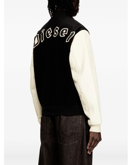 DIESEL Black Jackets for men