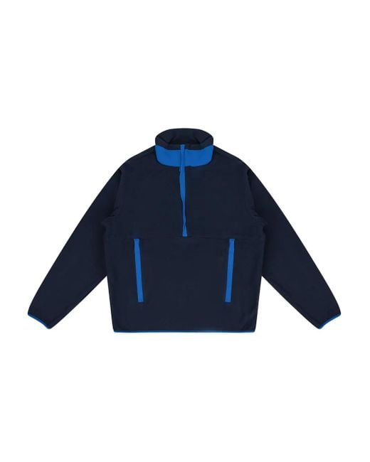 Aimé Leon Dore Blue Unisphere Zip Sweatshirt for men
