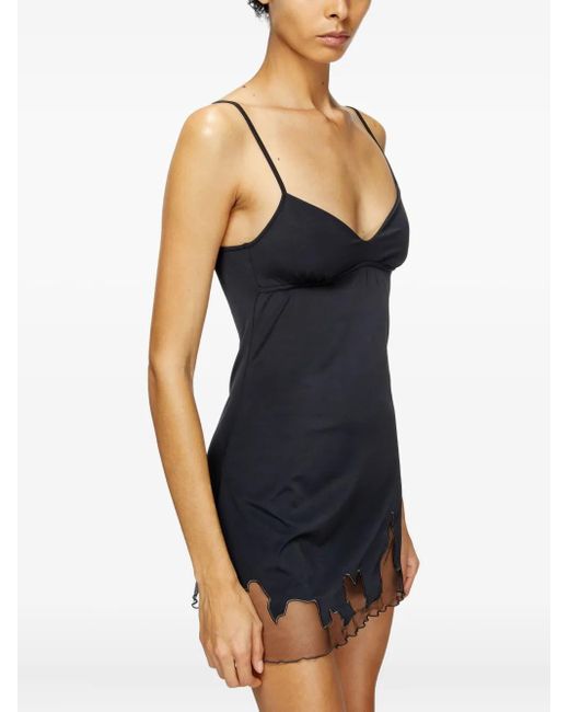 DIESEL Black D-Inlay-R1 Mini Dress