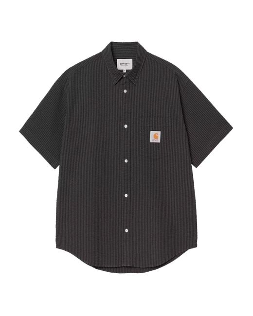 Camicia Con Applicazione di Carhartt in Black da Uomo
