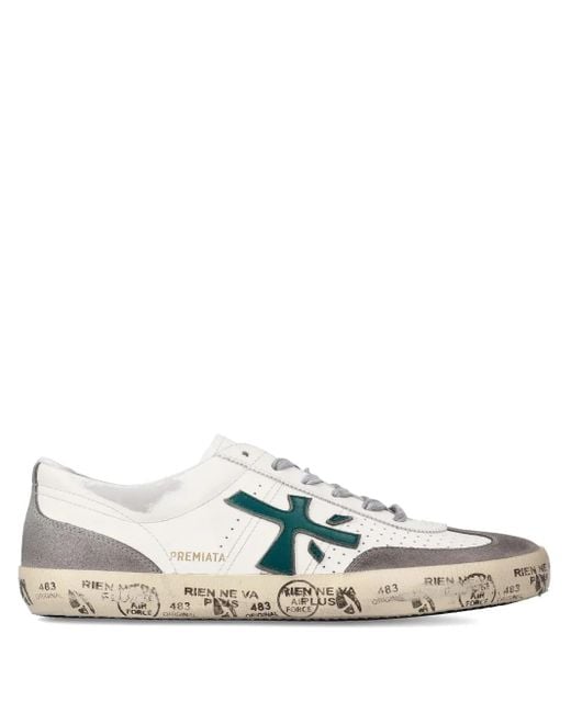 Zapatillas David con cordón Premiata de hombre de color White