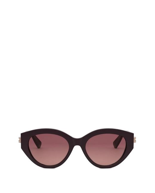 BVLGARI Purple B.Zero1 Cat-Eye Sunglasses