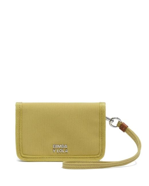 Bimba Y Lola Green Wristlet Cardholder
