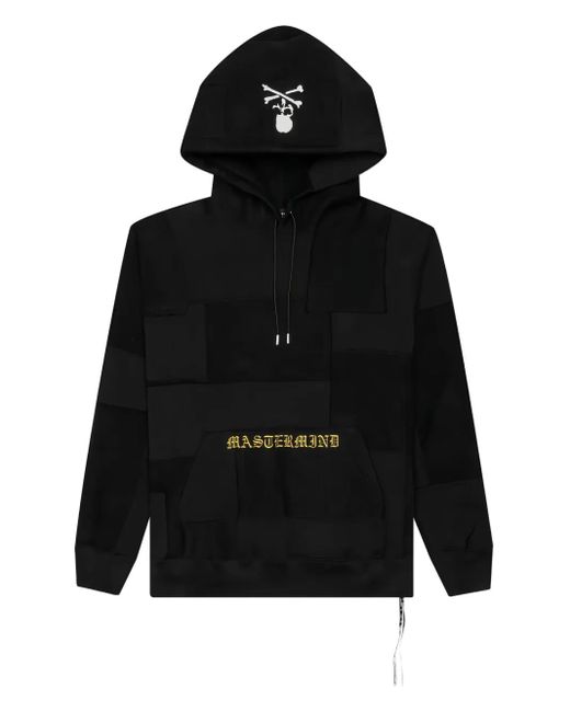 メンズ Mastermind Japan スカルパッチ パーカー Black