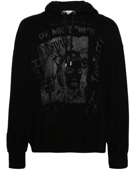 X Future hoodie en coton Lanvin pour homme en coloris Black