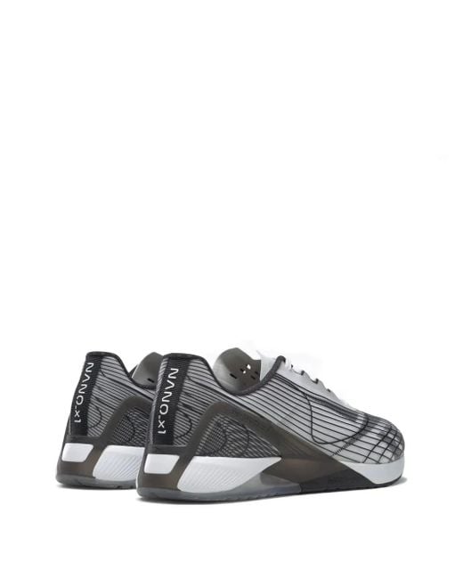 Reebok White Nano X1 Pursuit Lace-Up Sneakers for men