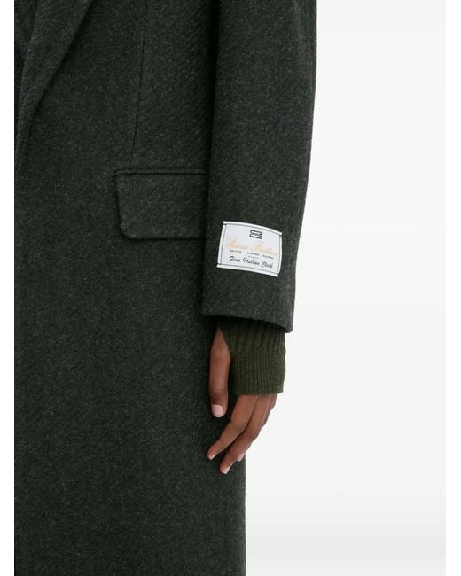 Victoria Beckham Green Wool Coat