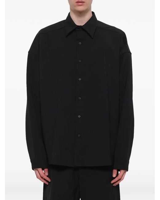 Entire studios Miller Button-Down Overhemd in het Black voor heren
