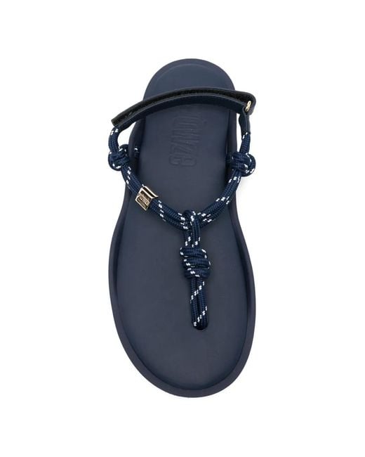 FLOWZE Blue Fló Monocolor Rope Sandals
