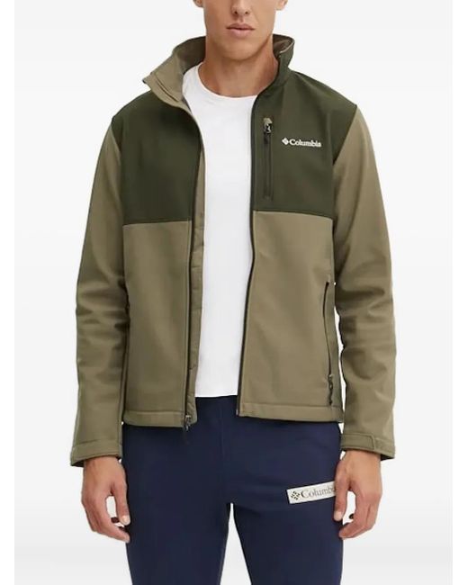 Columbia Green Ascender Softshell Two-Tone Jacket for men