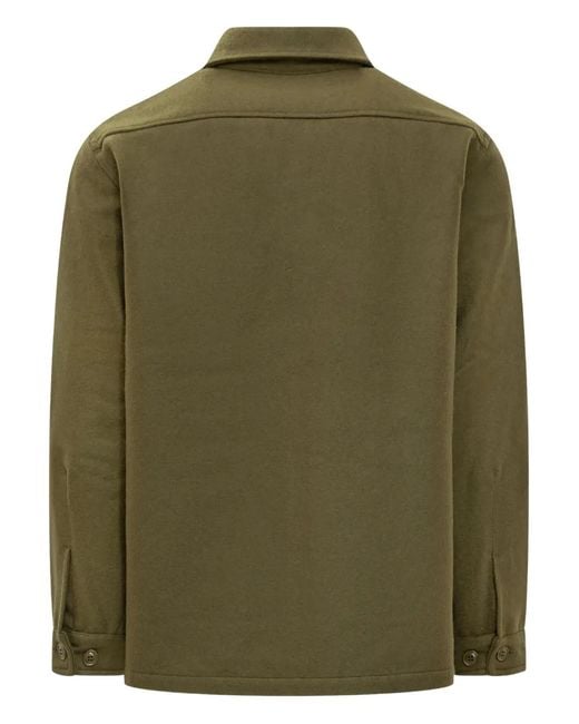 Ceccarelli Green Front-Pockets Jacket for men