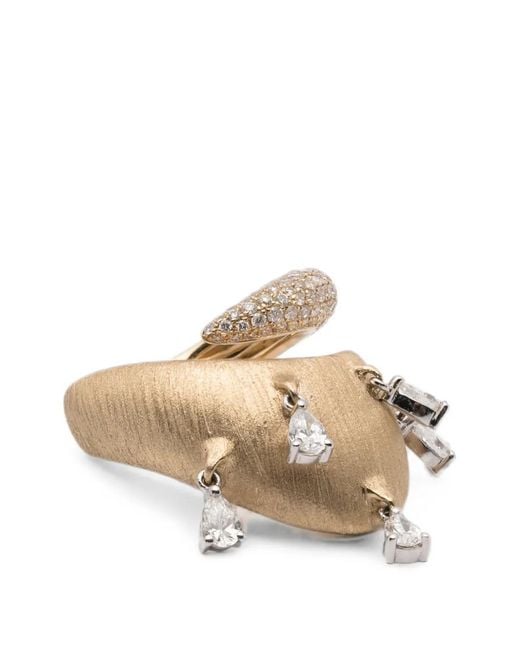 Rainbow K White Ring Mit Diamanten