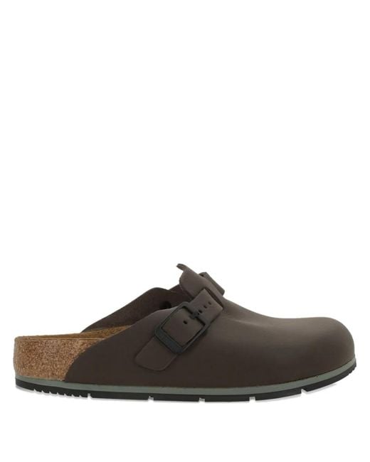 Birkenstock Brown Buckle Sandals Java